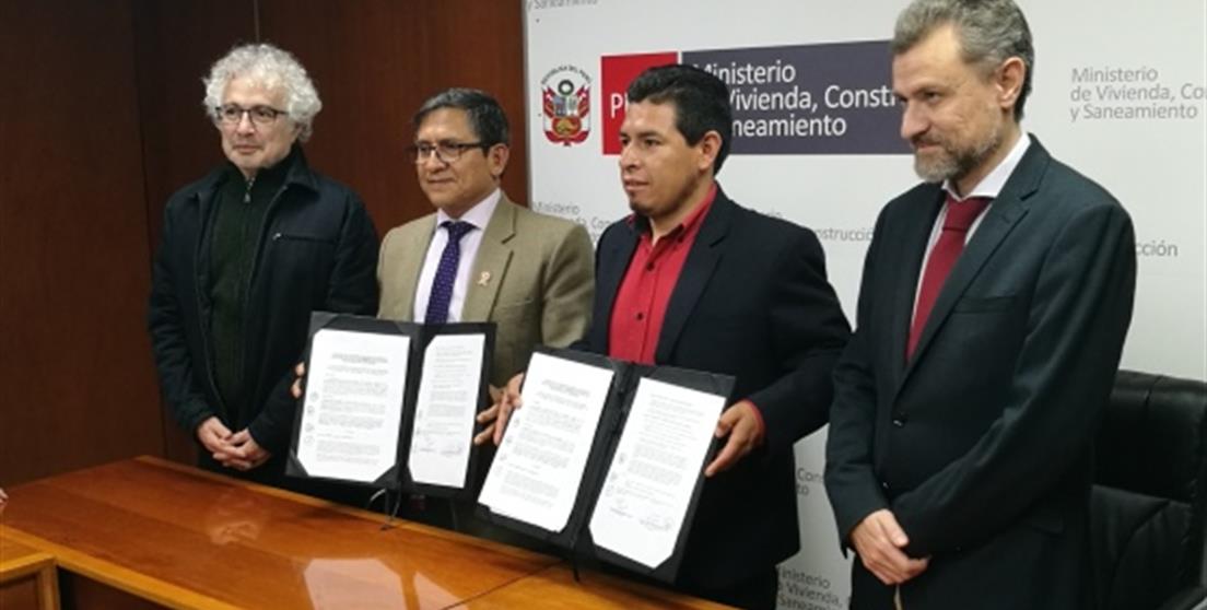 Firma del convenio
